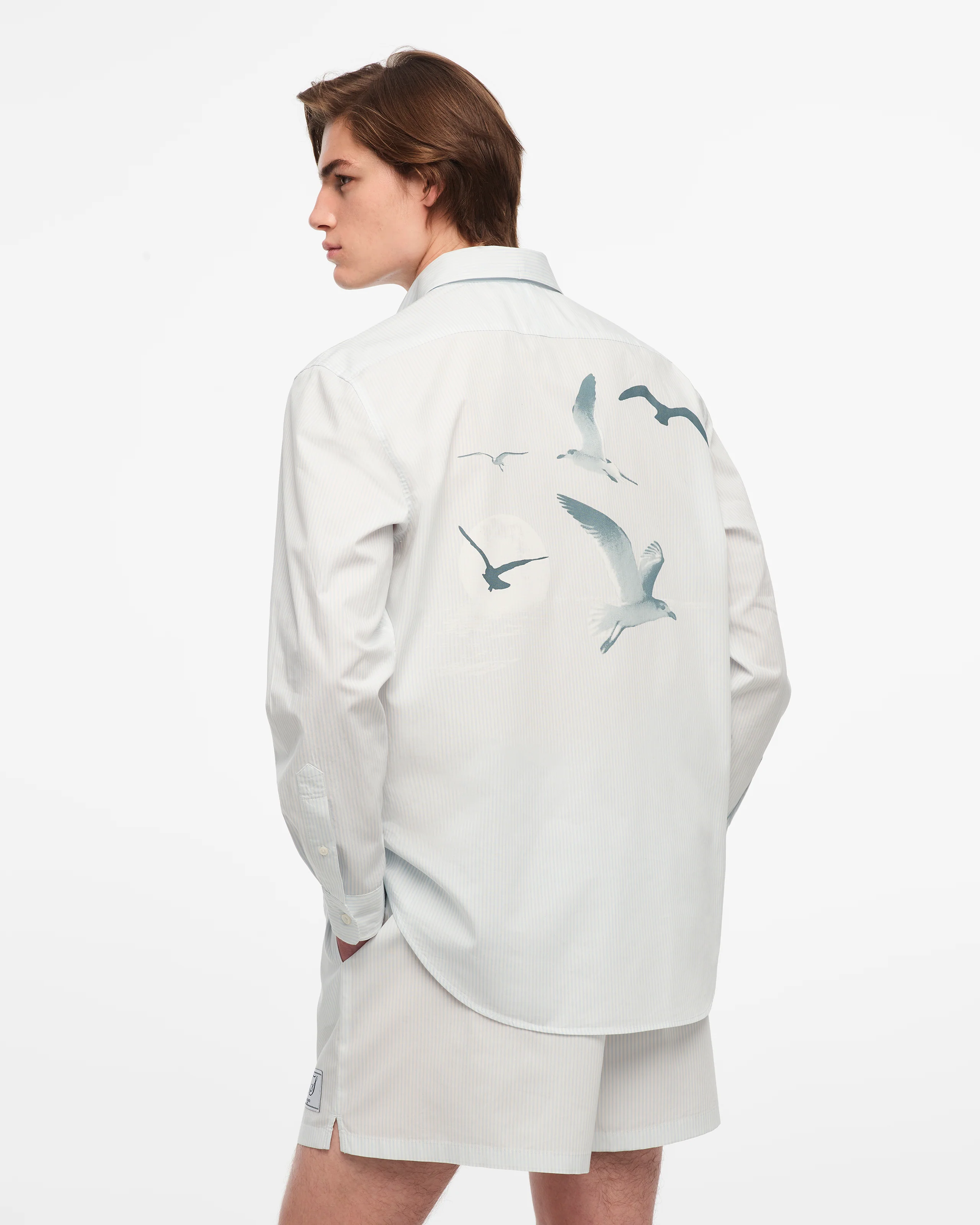 1989 (Taylor’s Version) Seagull Blue Stripe Poplin Shirt - Image 7