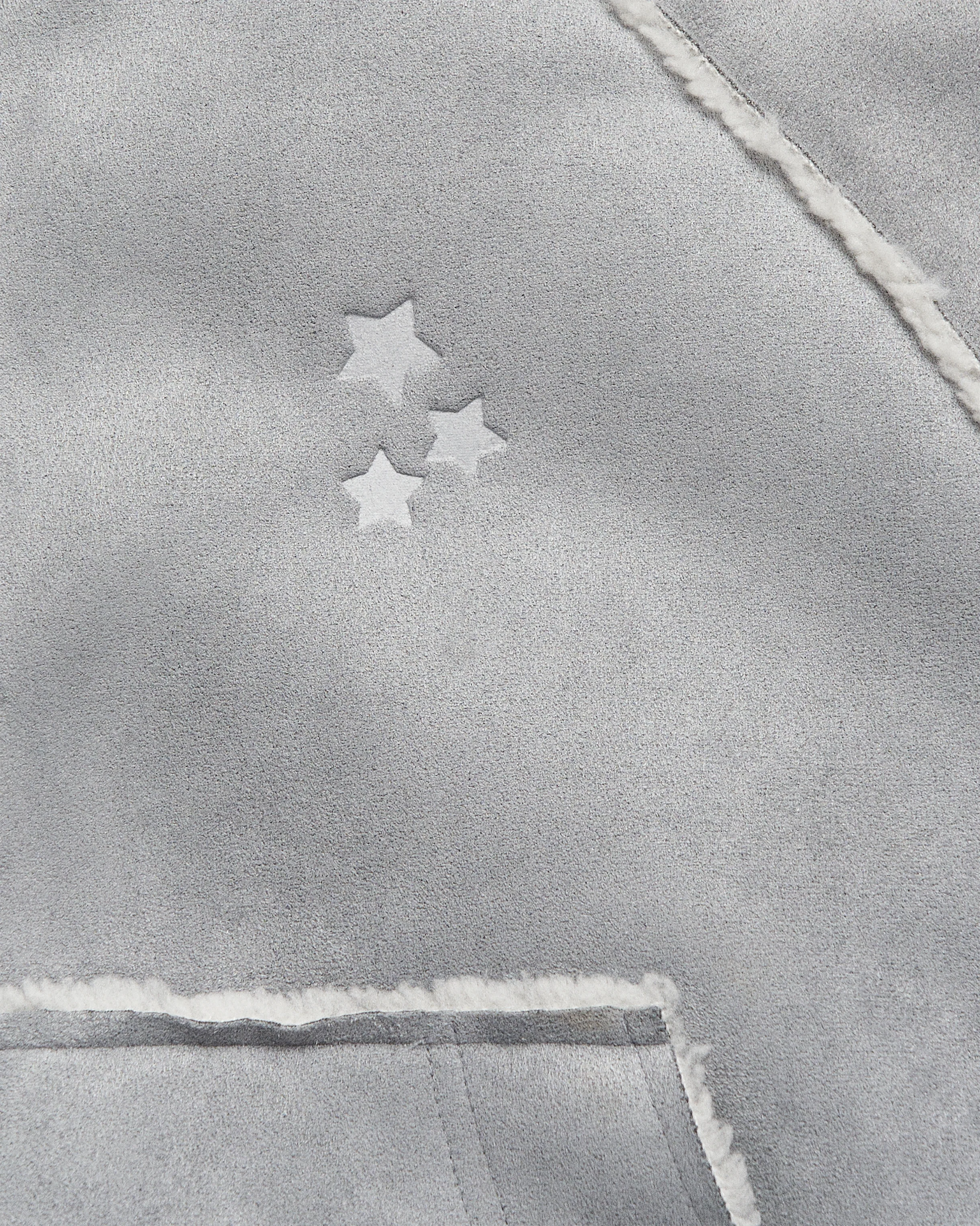 Folklore Album Gray Faux Shearling Jacket - Image 4