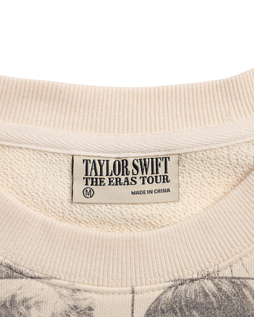 Taylor Swift | The Eras Tour Cropped Beige Pullover - Image 3