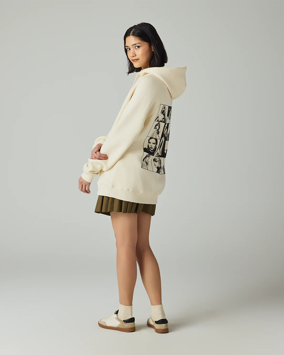 Taylor Swift | The Eras Tour III Beige Hoodie - Image 4