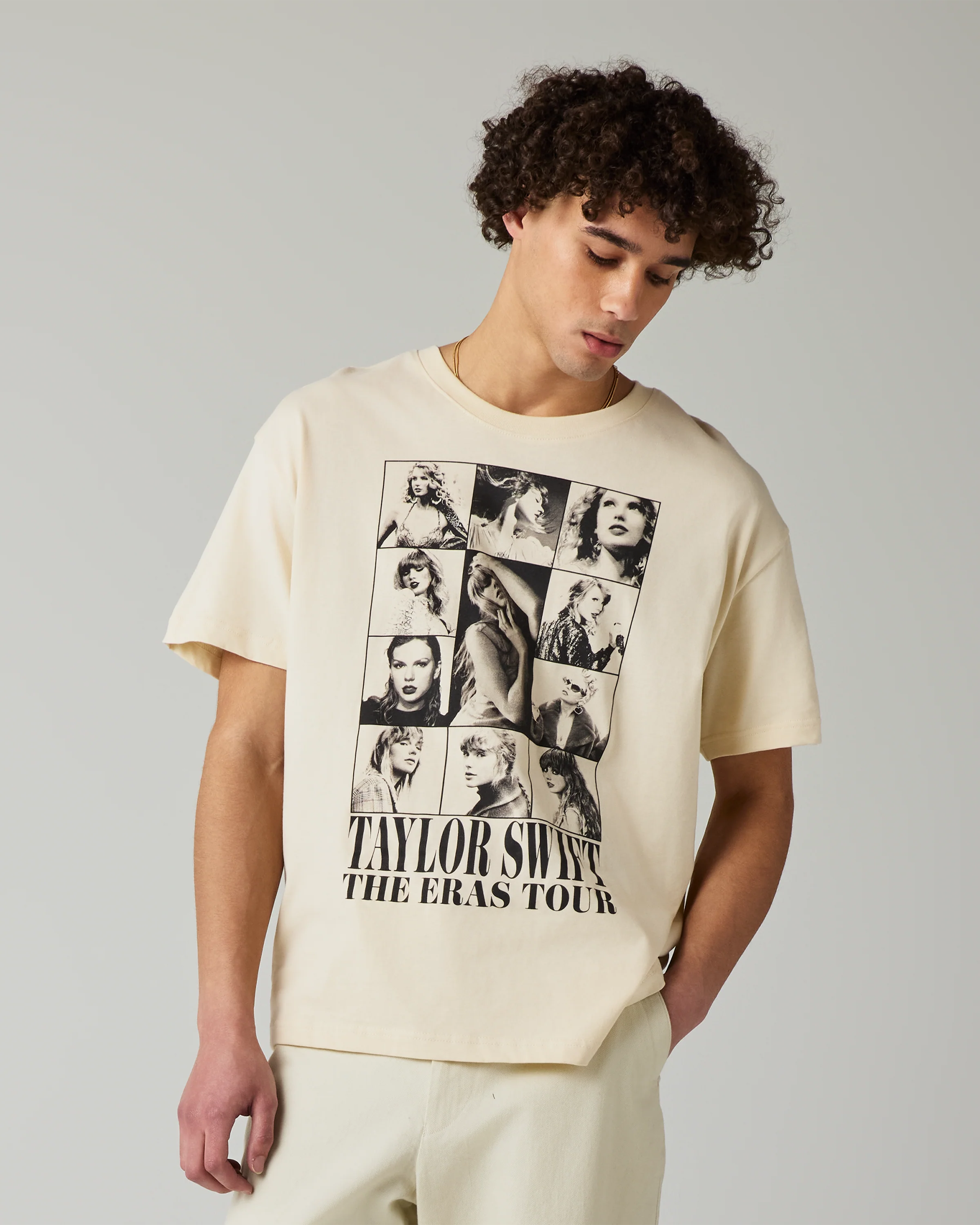 Taylor Swift | The Eras Tour Through Vancouver Beige T-Shirt - Image 3