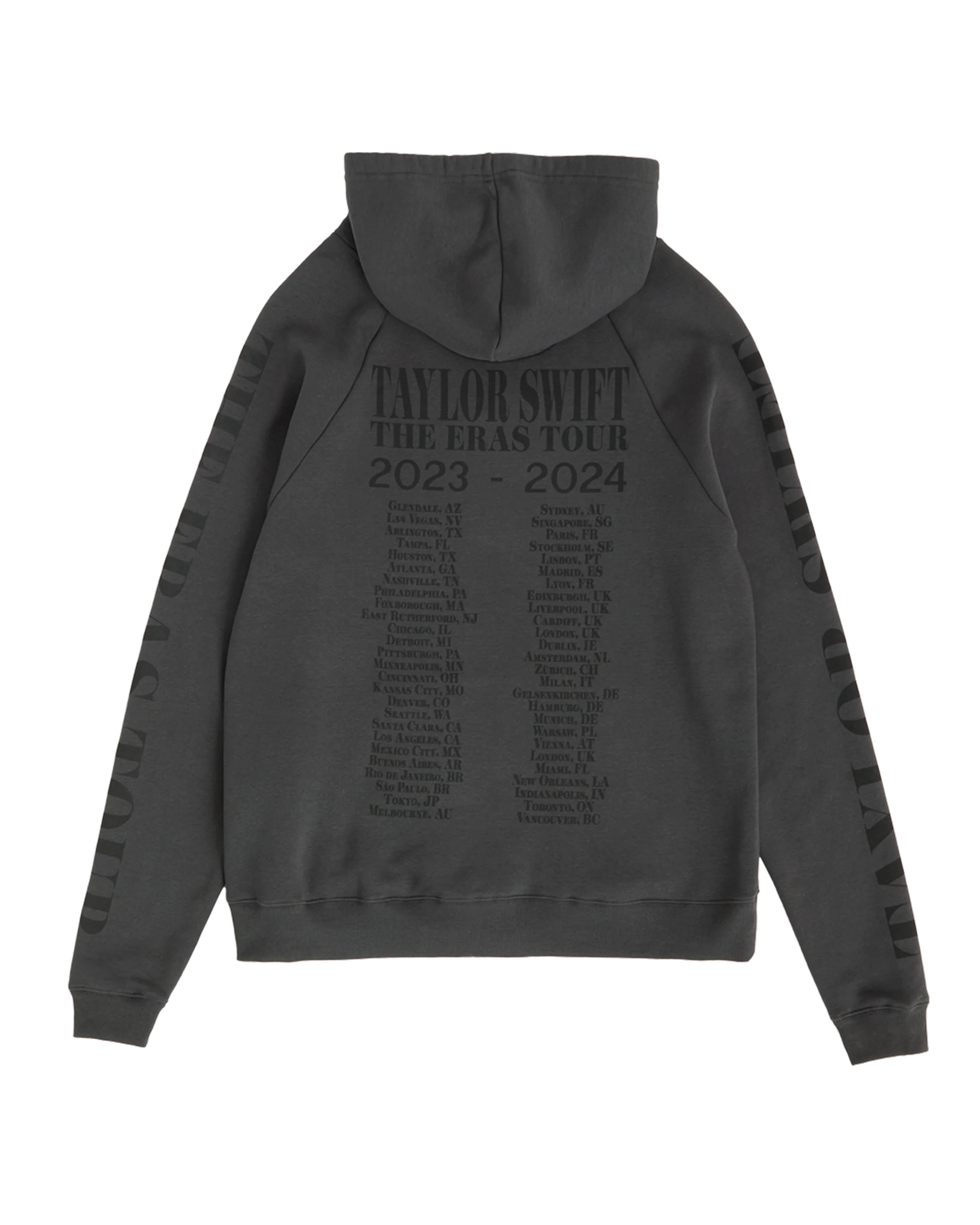 Taylor Swift | The Eras Tour Through Vancouver I Black Hoodie
