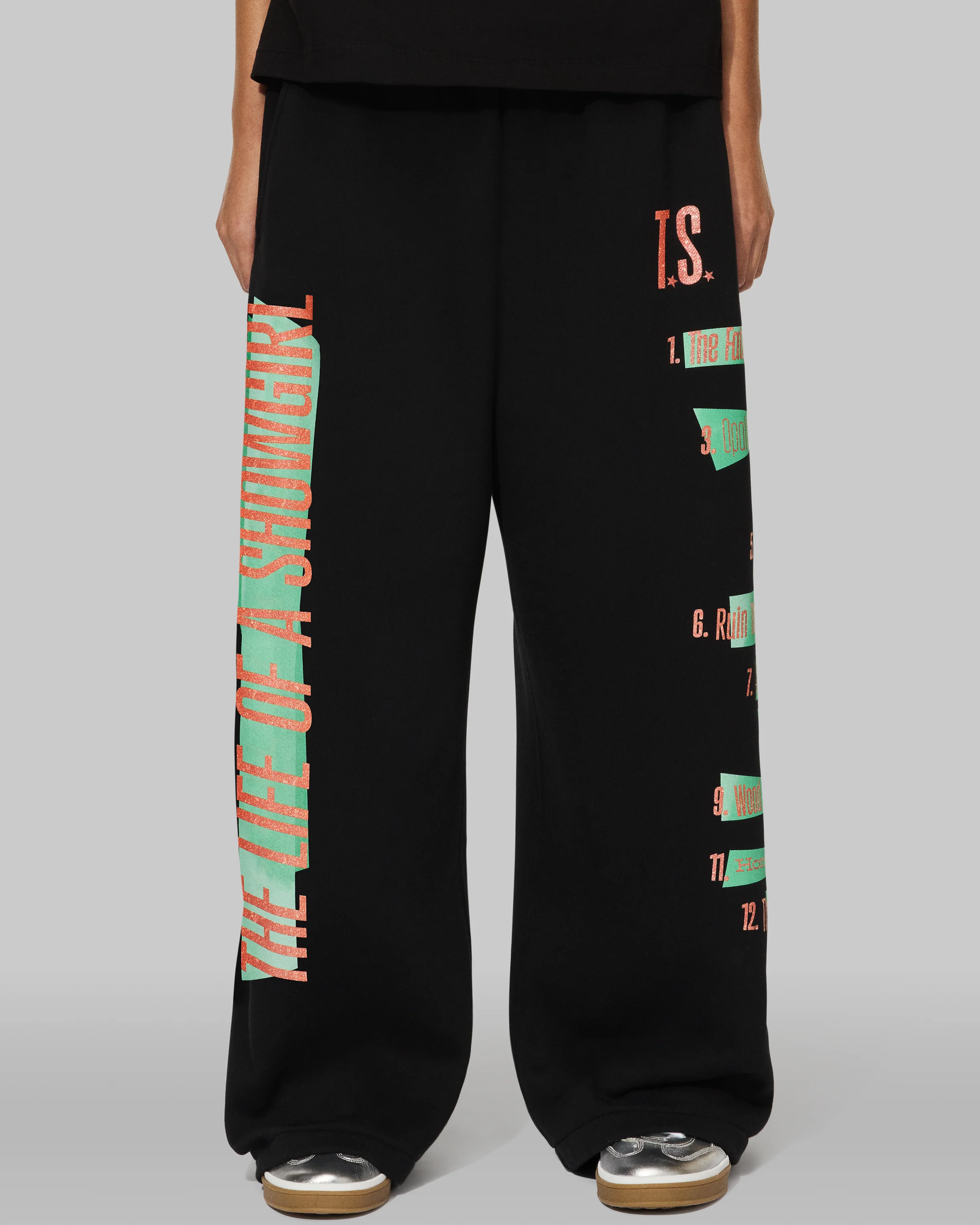 The Life of a Showgirl Tracklist Black Sweatpants - Image 2