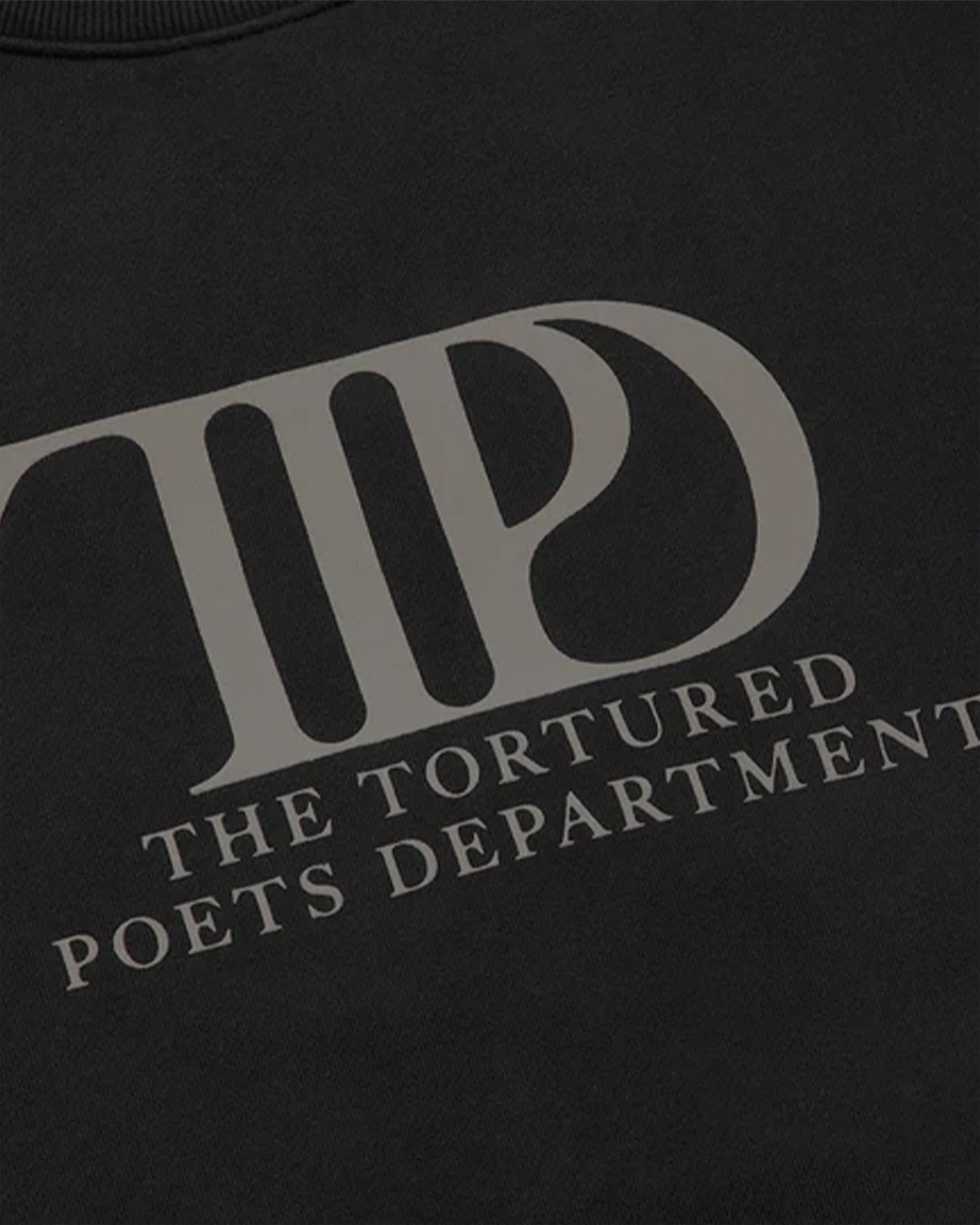 The Tortured Poets Department Black Crewneck - Image 3