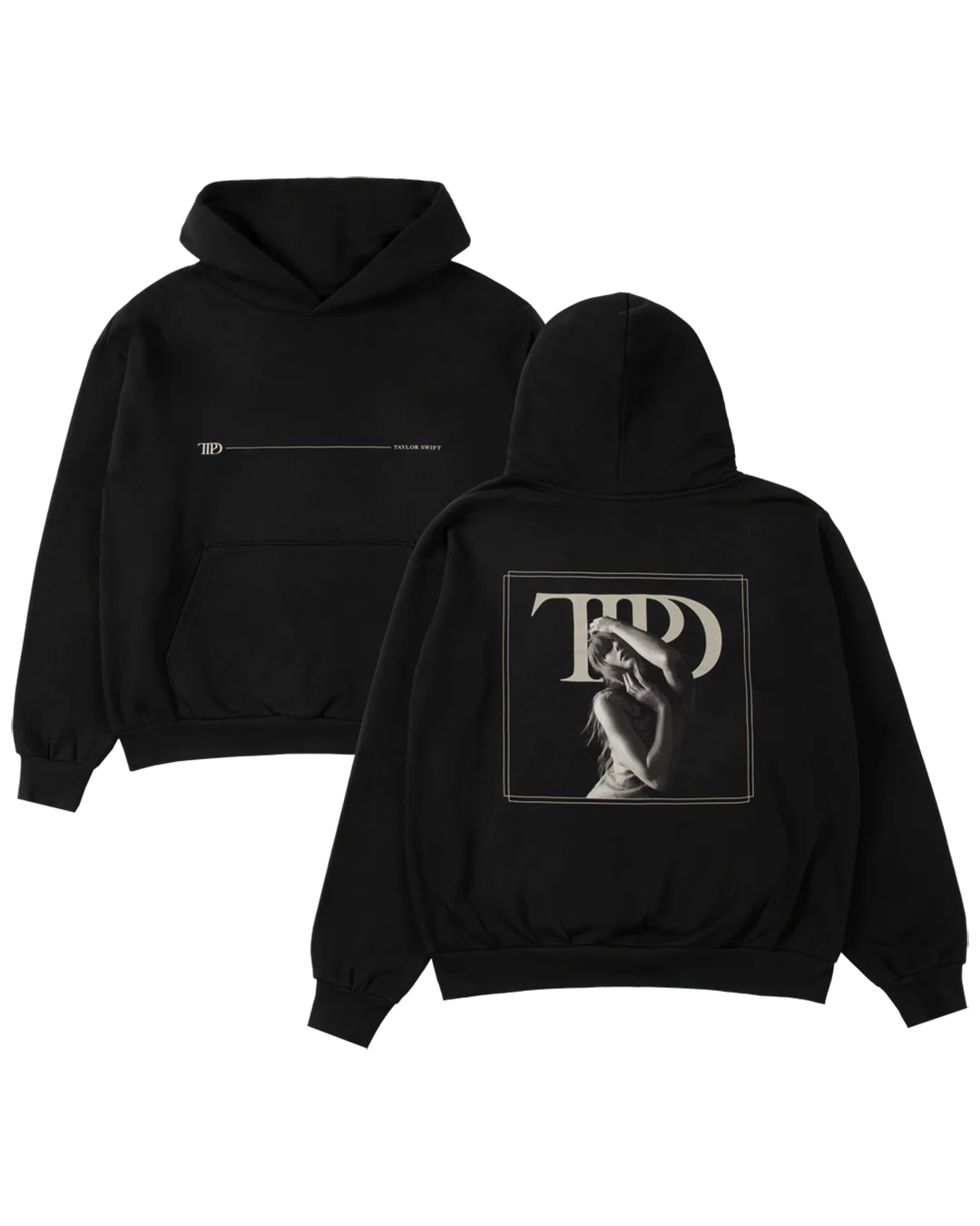 The Tortured Poets Department Black Hoodie - Image 3