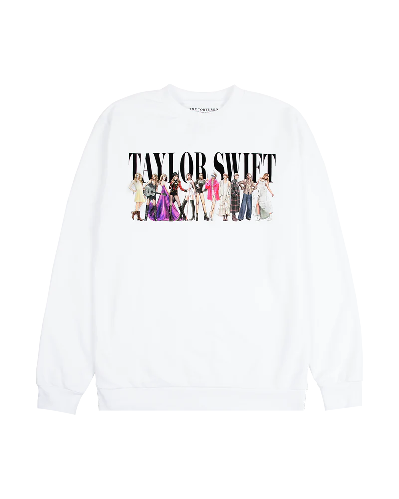 TTPD Eras White Crewneck